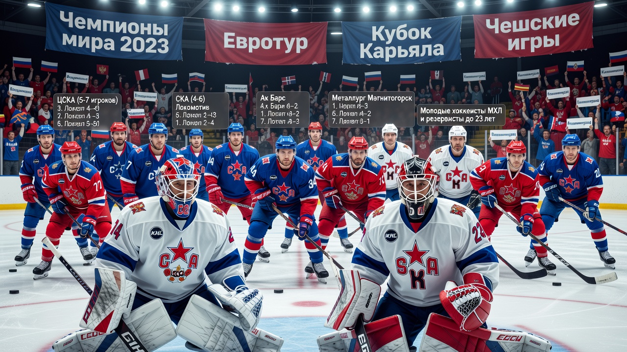 Состав сборной России по хоккею: актуальный список игроков и последние новости команды