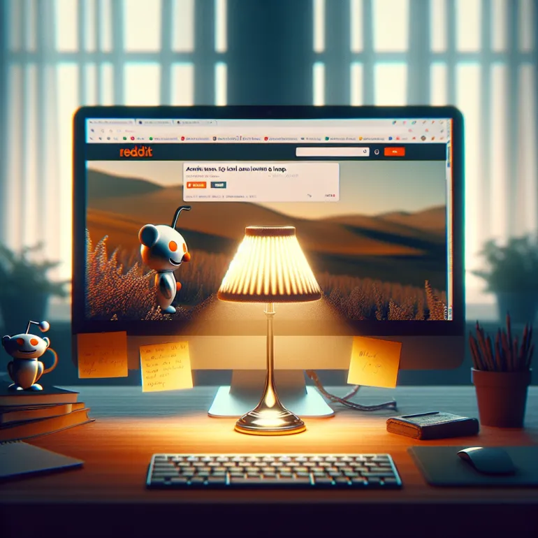 История с Reddit про лампу: Виртуальная легенда или реальная загадка?