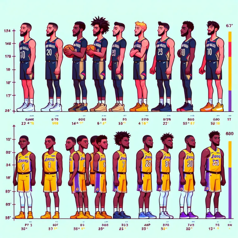 Сравнение Эффективности Лидеров Команд: Зайон Уильямсон и Леброн Джеймс